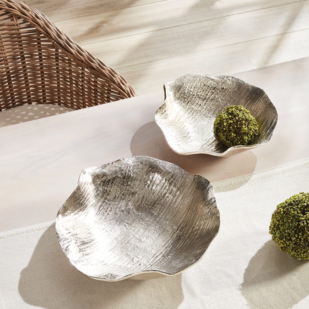 Polly Decorative Bowls Set - Silver