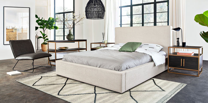 Cove Low Profile Bed - Beige