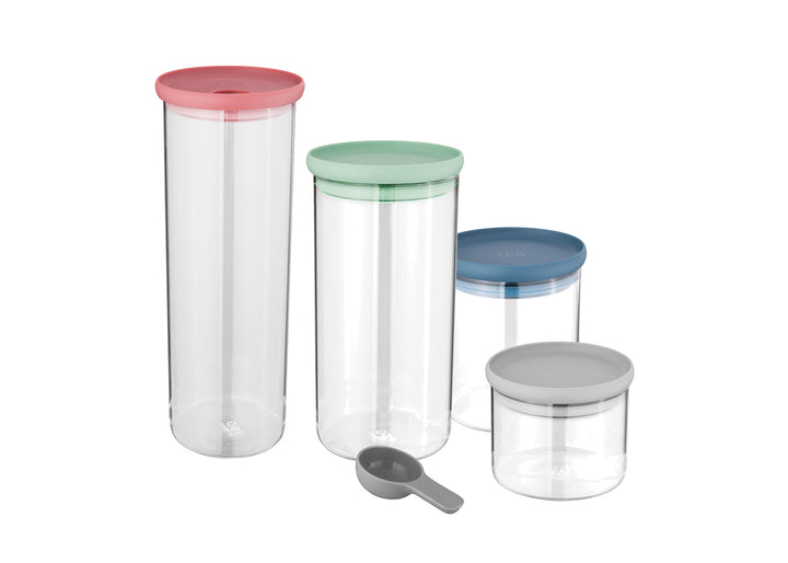 Essential Glass 4PC Container Set and Scoop