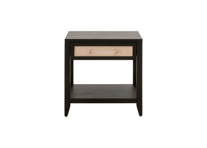 Wynwood 1-Drawer Side Table - Black
