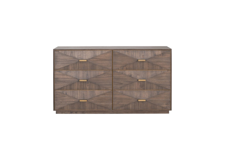 Khao 6-Drawer Double Dresser