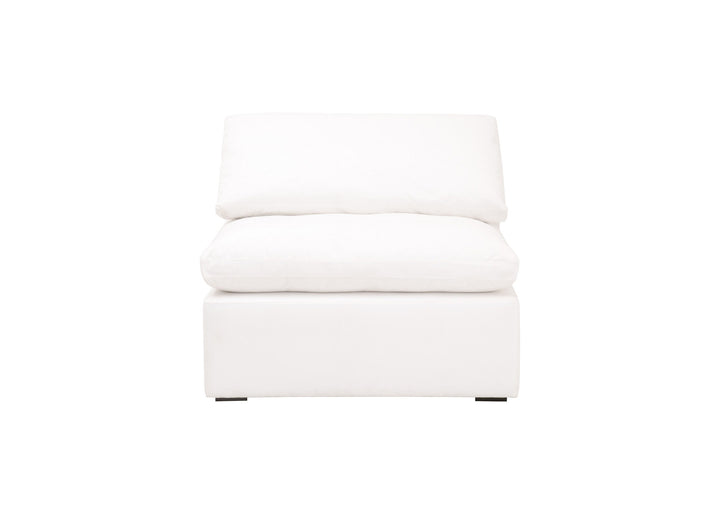 Aria Modular Armless Chair - White
