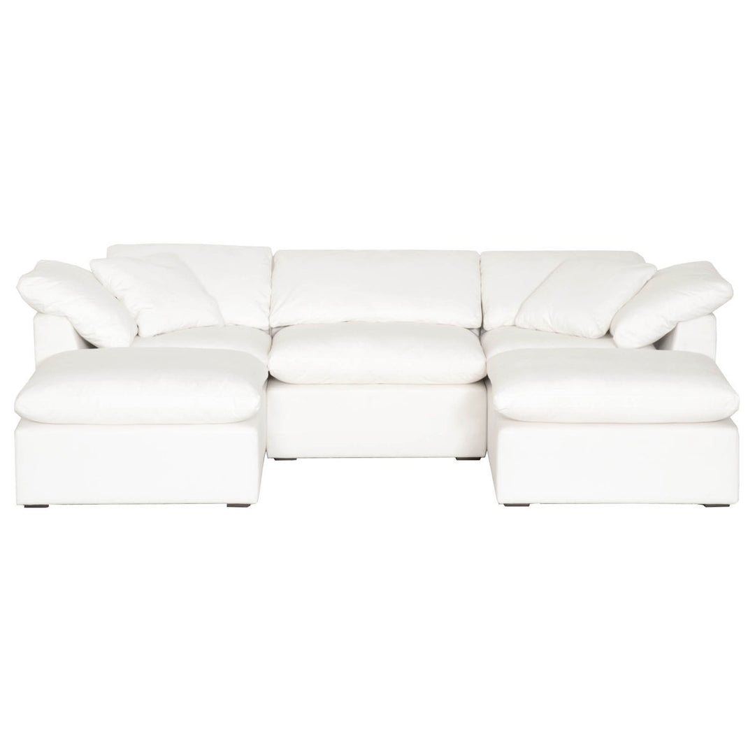 Aria Modular Armless Chair - White