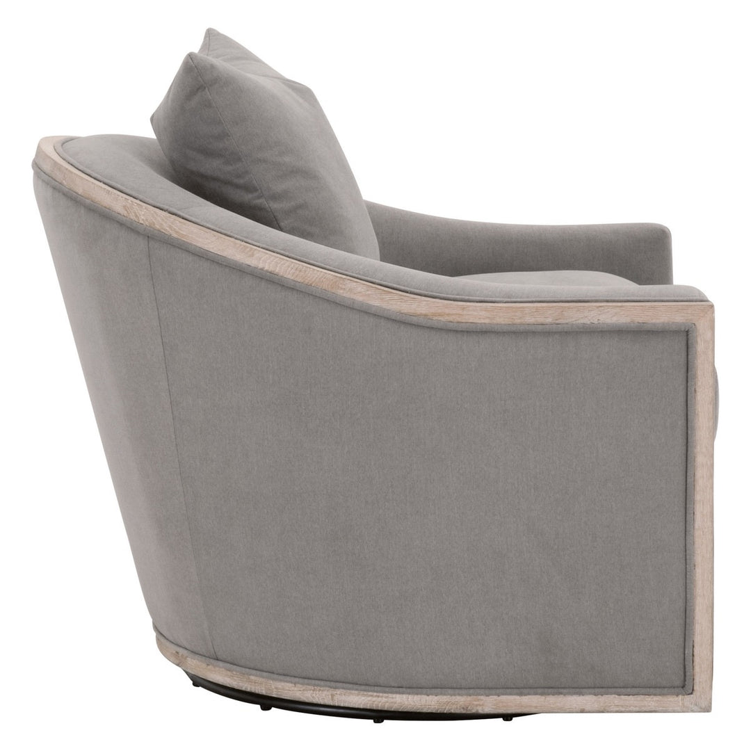 Swivel Club Chair - Gray
