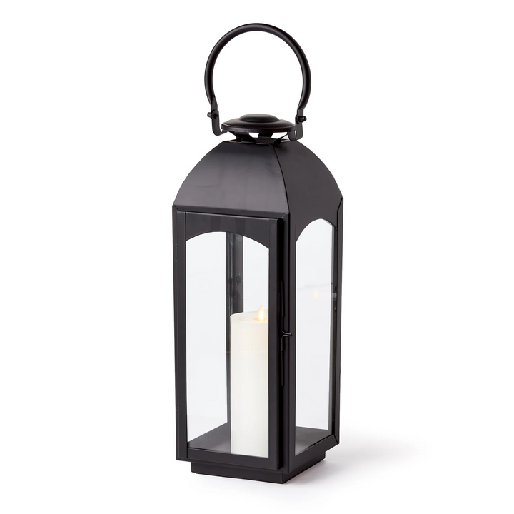 Lila Outdoor Lantern - Black