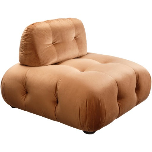 Deco Apricot Brown Modular Chair