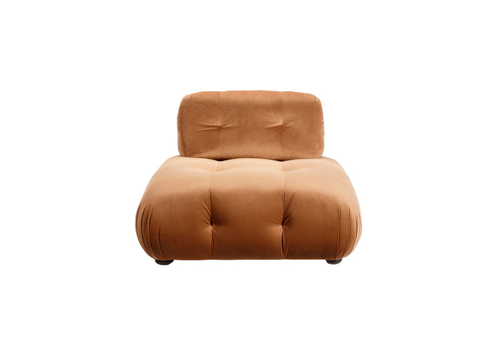 Deco Apricot Brown Modular Chair