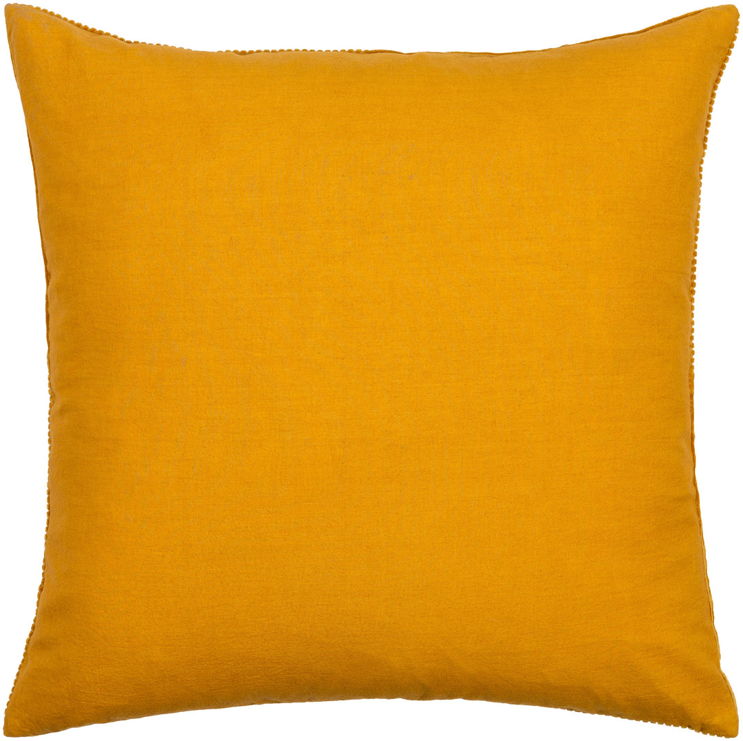 Athena Woven Pillow - Mustard