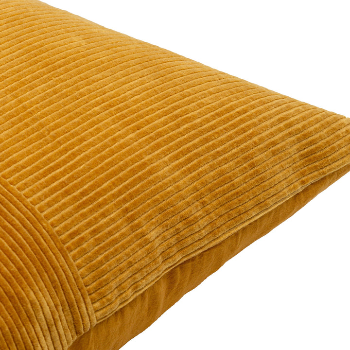 Athena Woven Pillow - Mustard