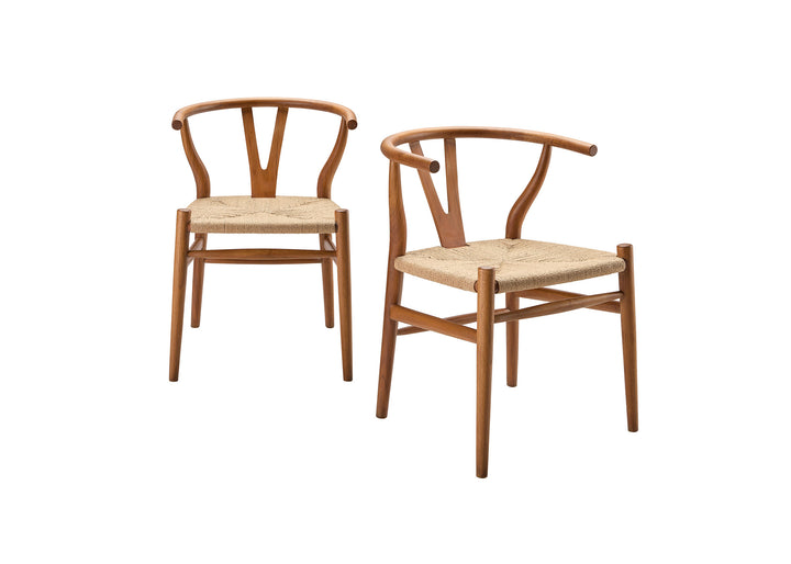 Roman Dining Chair Natural - Set of 2