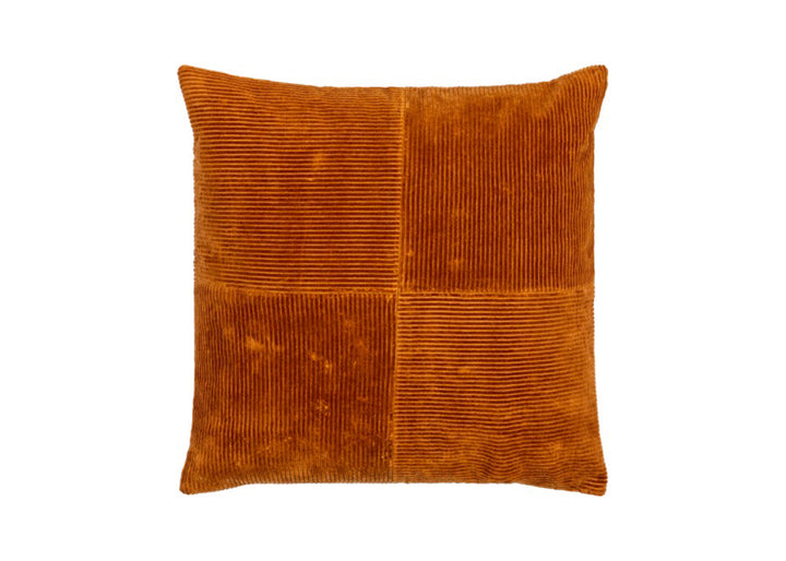 Athena Woven Pillow - Brick Red