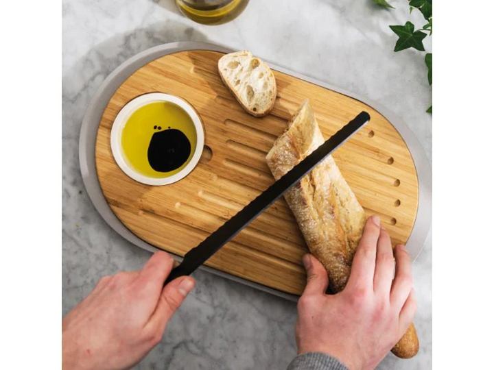 2-sided Tapas Cutting Board with Tray