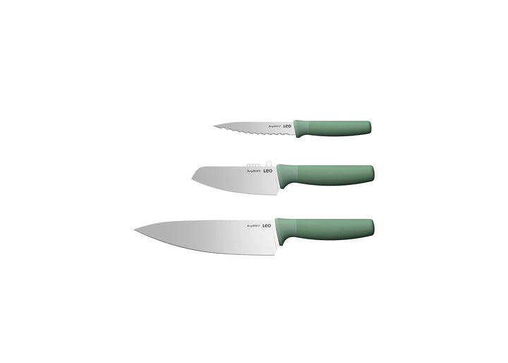 Recycled Stainless Steel Speialty Knife Set - 3pc