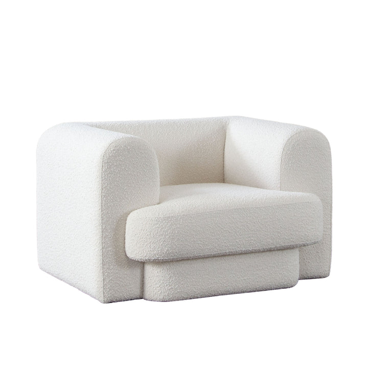 Sable Chair - Ivory Boucle
