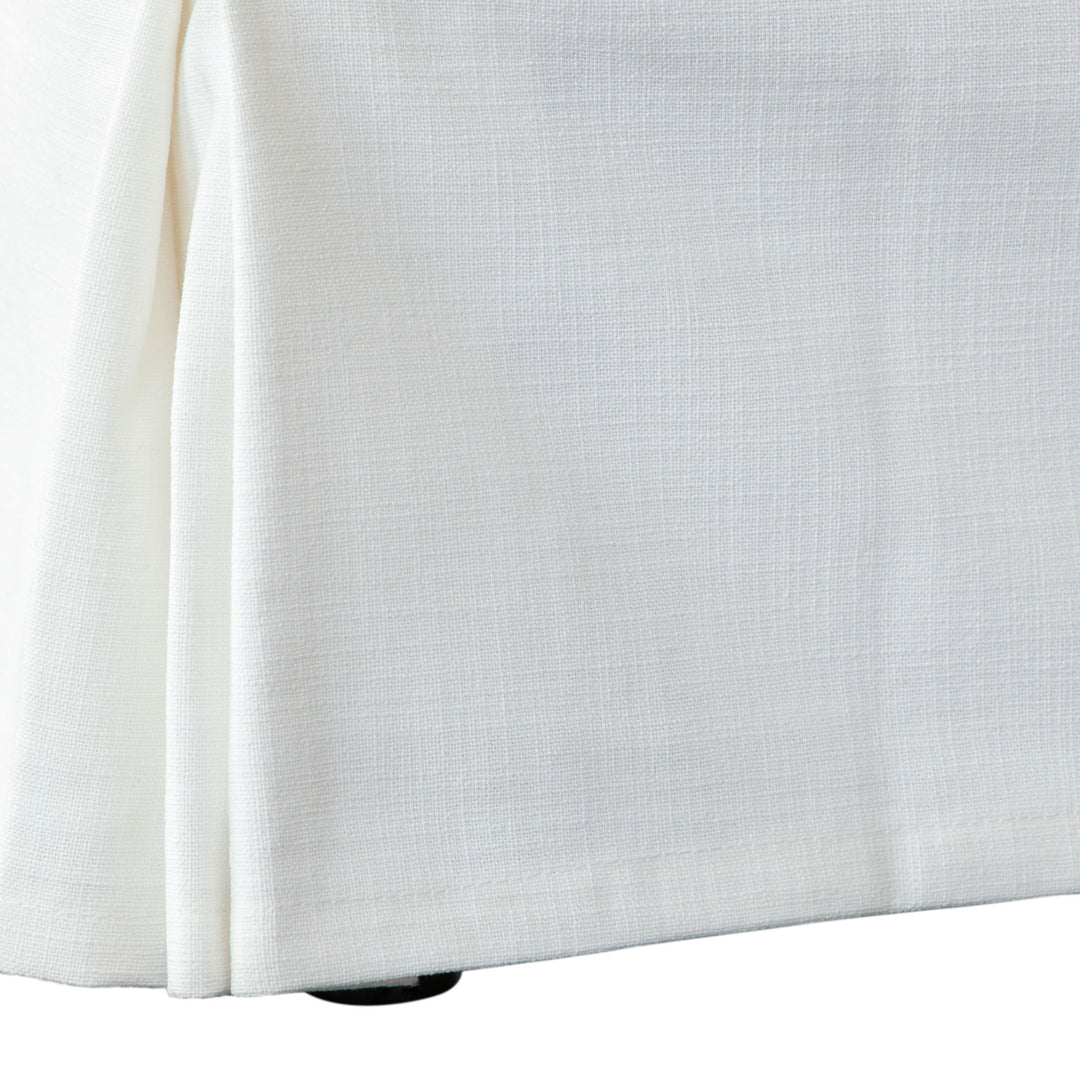 Solstice Slipcover Bed - White Linen