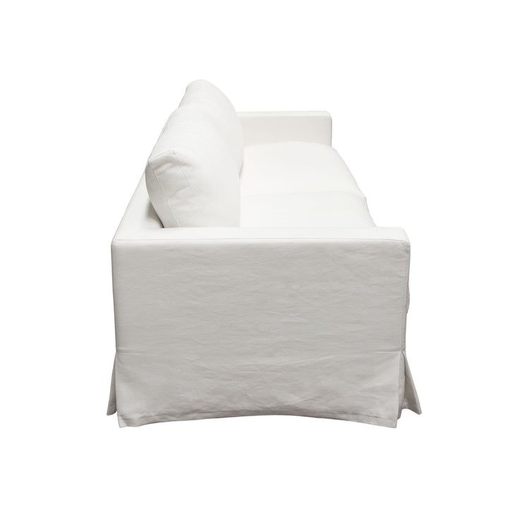 Solstice Slipcover Sofa - White Linen