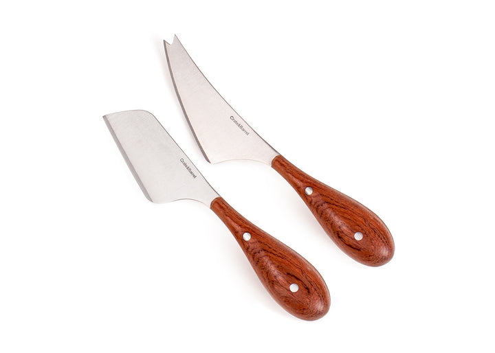 Wooden Handle Cheese Knife Set