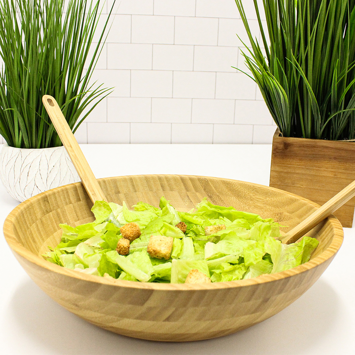 Bamboo Salad / Serving Bowl