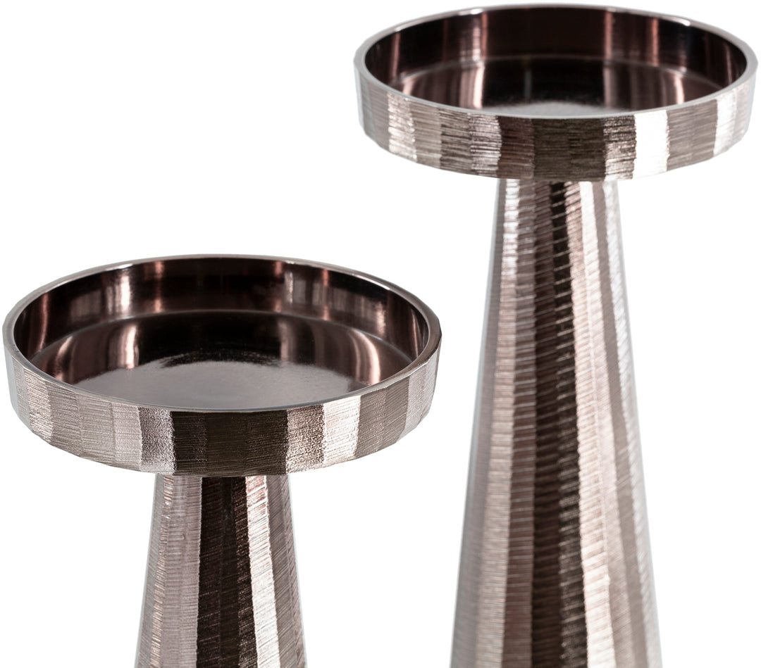 Vivo Stainless Candle Holders Decorative Accent