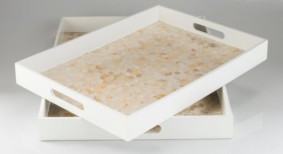 Mother of Pearl Decorative Serving Trays
